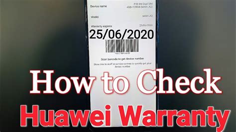 HUAWEI warranty check: how to check HUAWEI warranty status .